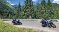 Viaggio in  moto in Austria Alpi